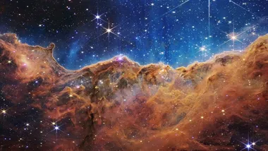 Туманність Каріна. Ілюстрація: NASA, ESA, CSA і STScI